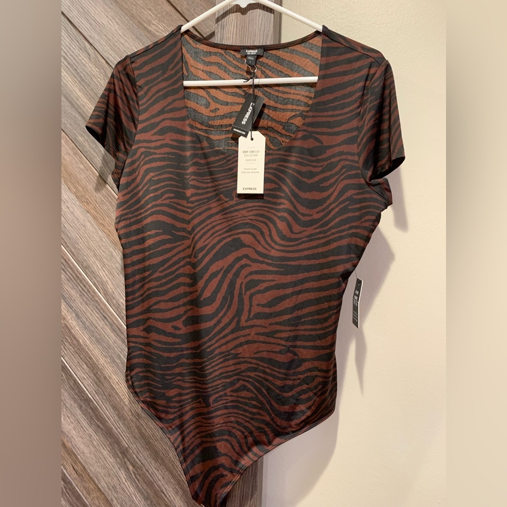 Bodysuit, color red zebra